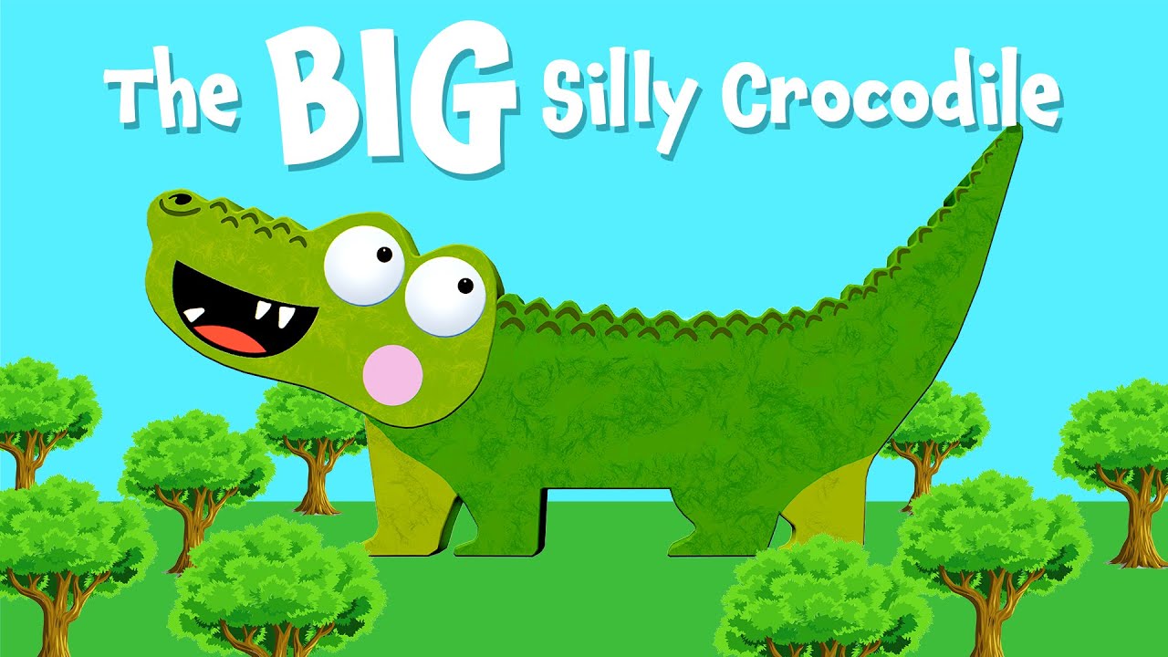 The BIG Silly Crocodile | Animated Crocodile Story For Kids img