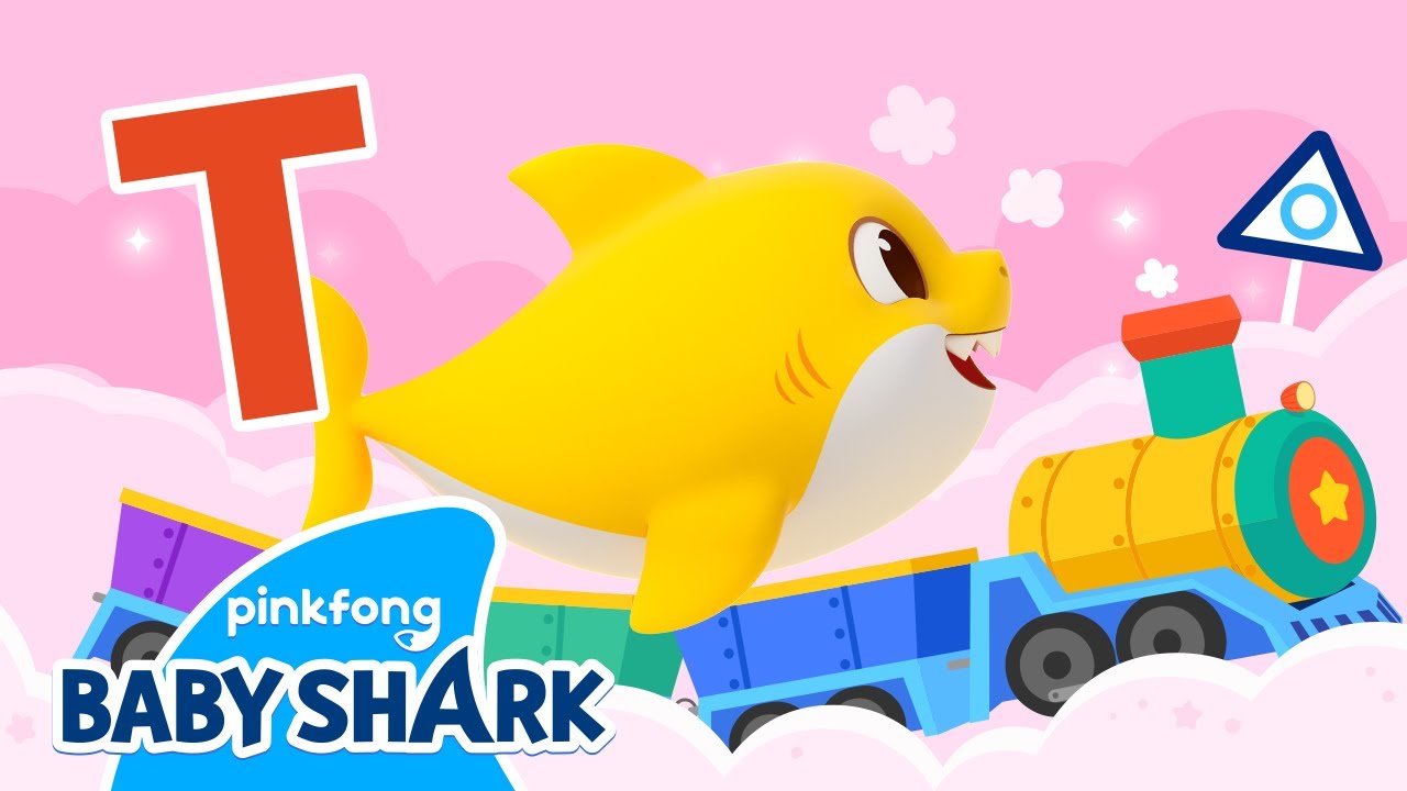 Baby Shark's Train | Baby Shark's ABC Song | Learn ABCs with Baby Shark Official img
